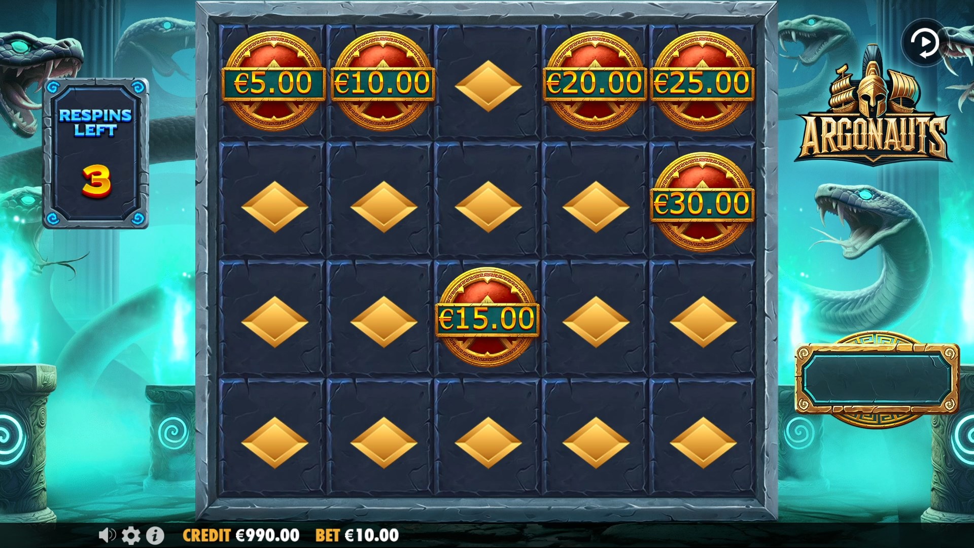 Argonauts - screenshot with slot description 4